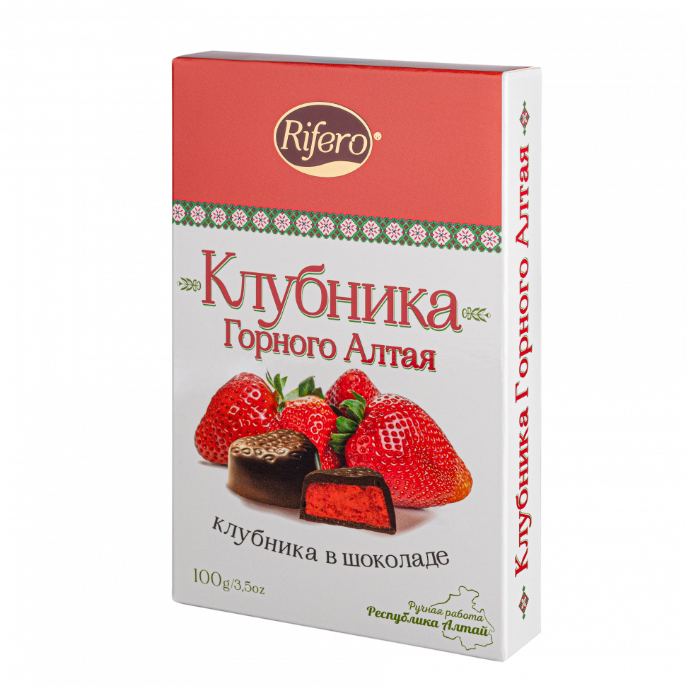  Риф и ко Конфеты "КЛУБНИКА Горного Алтая" 100г        в Новокузнецке