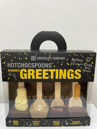 Набор шоколадных ложек «SEASON`S GREETINGS» (4 ложки по 50 гр), 200гр в Новокузнецке